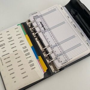 Vintage Day Runner Calender Planner Book